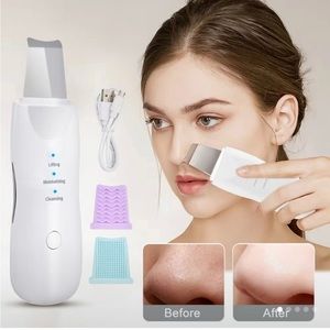 Ultrasonic Skin Scrubber Deeply Cleaning Device Face Peeling Shovel Lifting Face